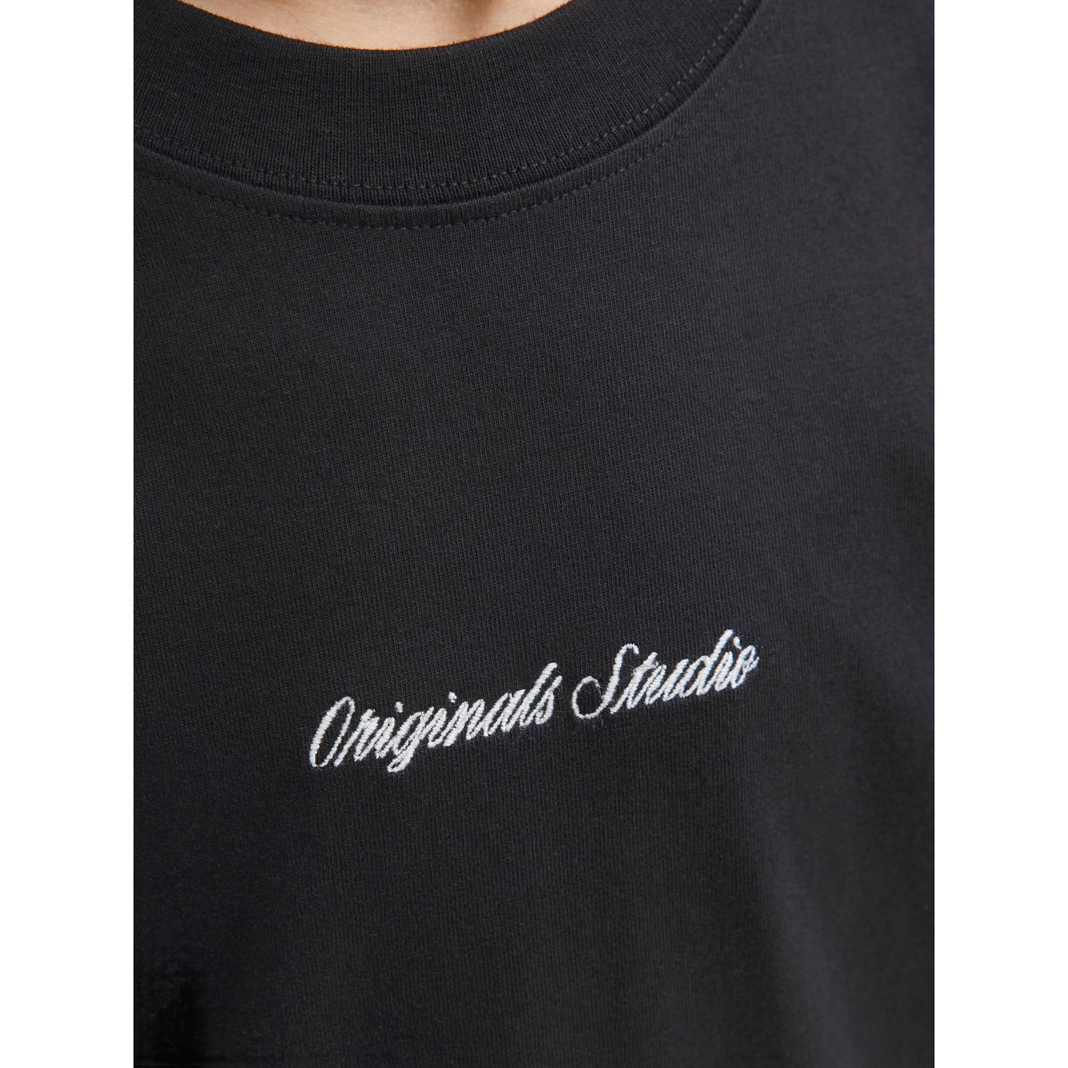 T-Shirt black 1, JACK & JONES JUNIOR