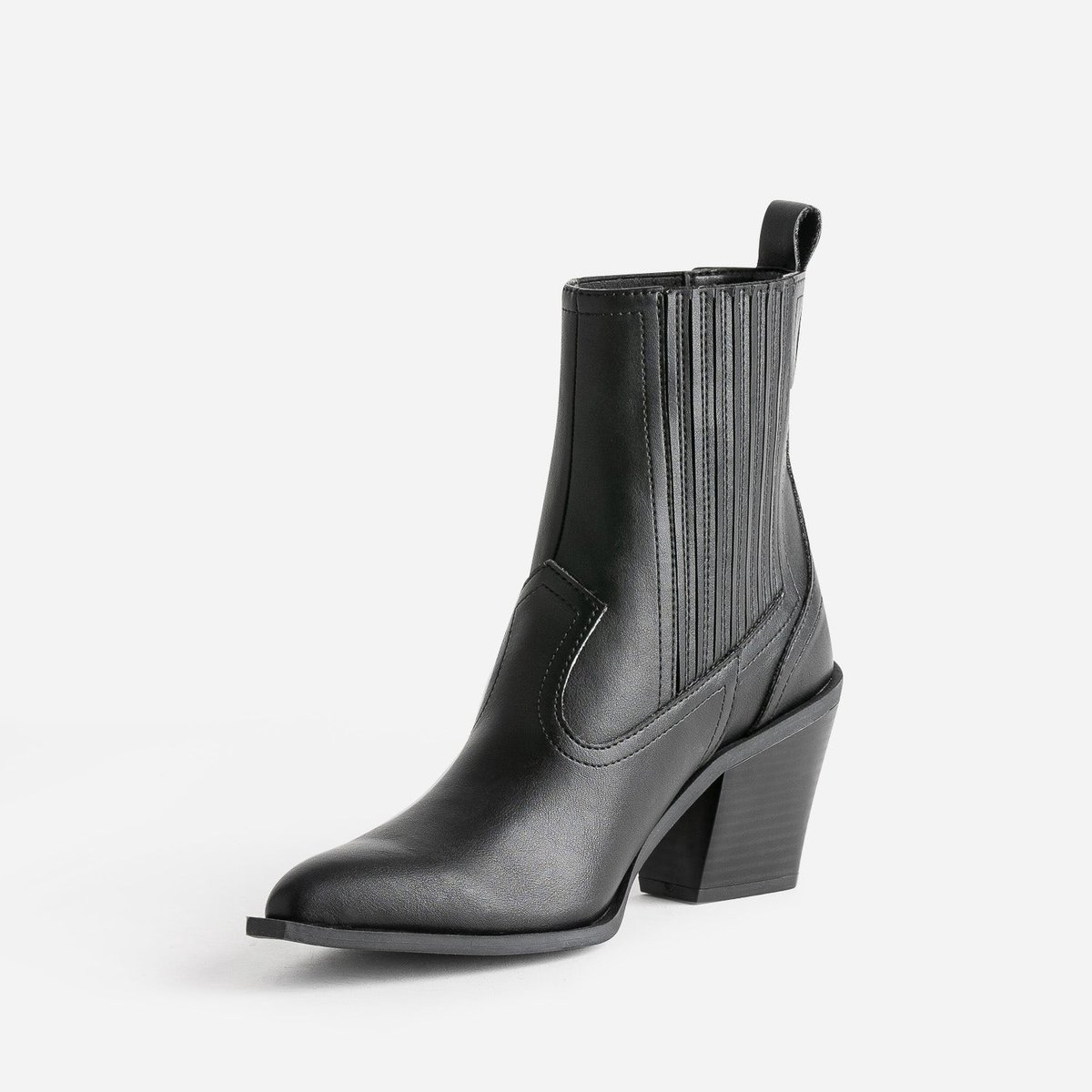 Boots À Talon SAIMA noir, TEXTO