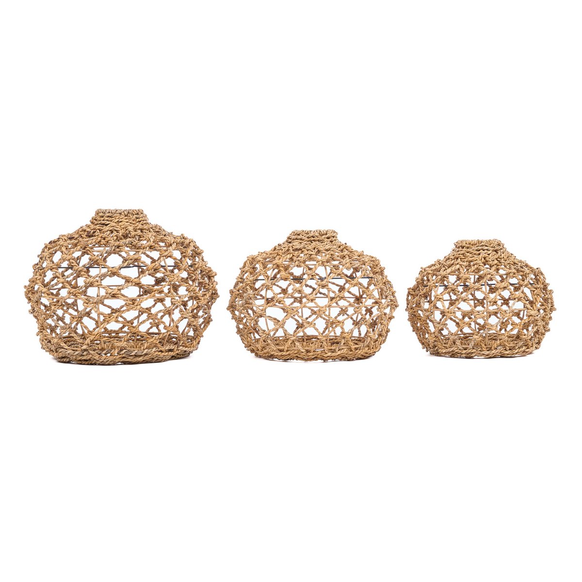 Suspension en feuille de bananier BANARA beige, BAZAR BIZAR