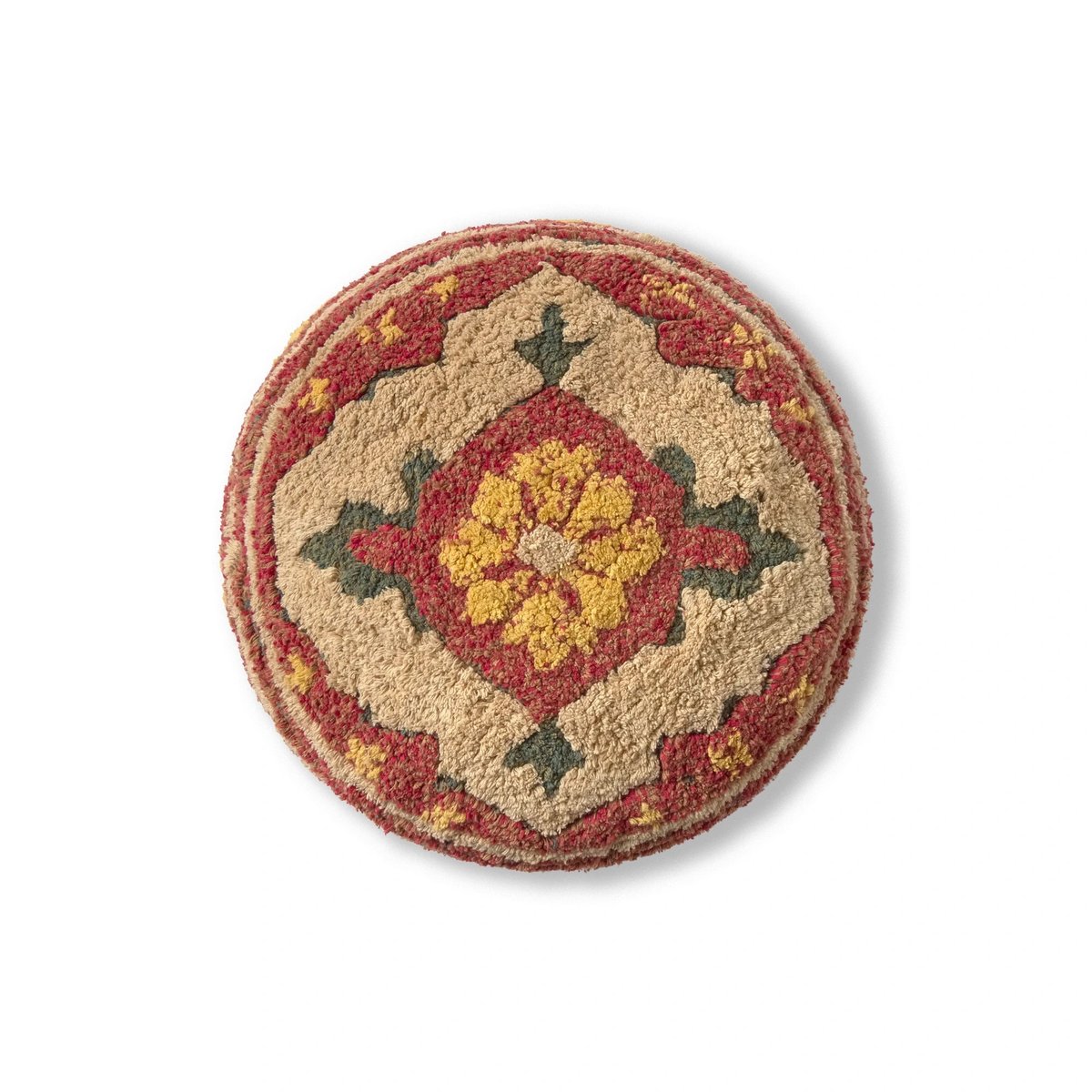 Pouf Persan MUSIC STUDIO terracotta, ocre, bossa nova, vert canard, LORENA CANALS
