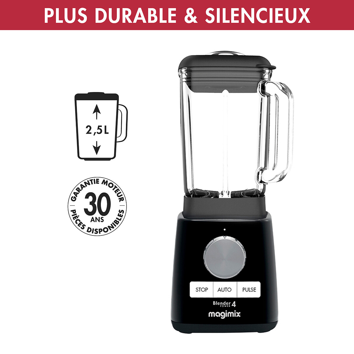Blender Power 4 11628 noir, MAGIMIX