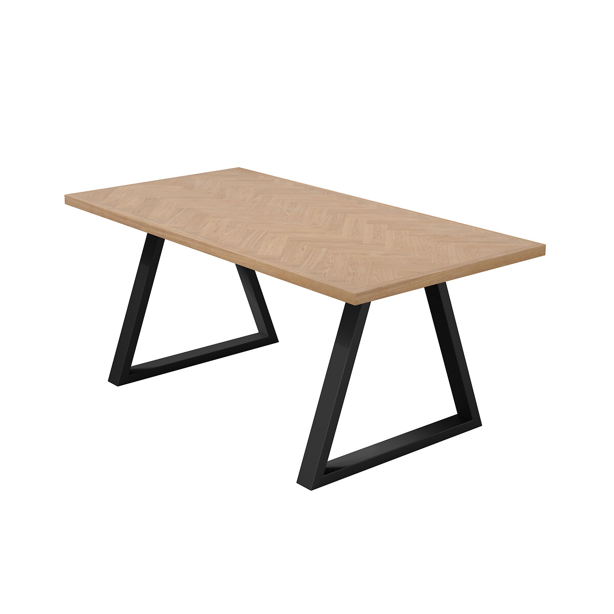 Haden Industrial Dining Table light wood, SO'HOME