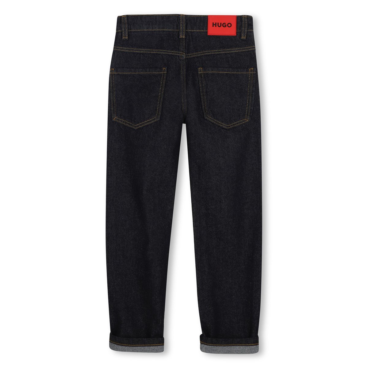 Pantalon en denim rinse wash, HUGO KIDSWEAR