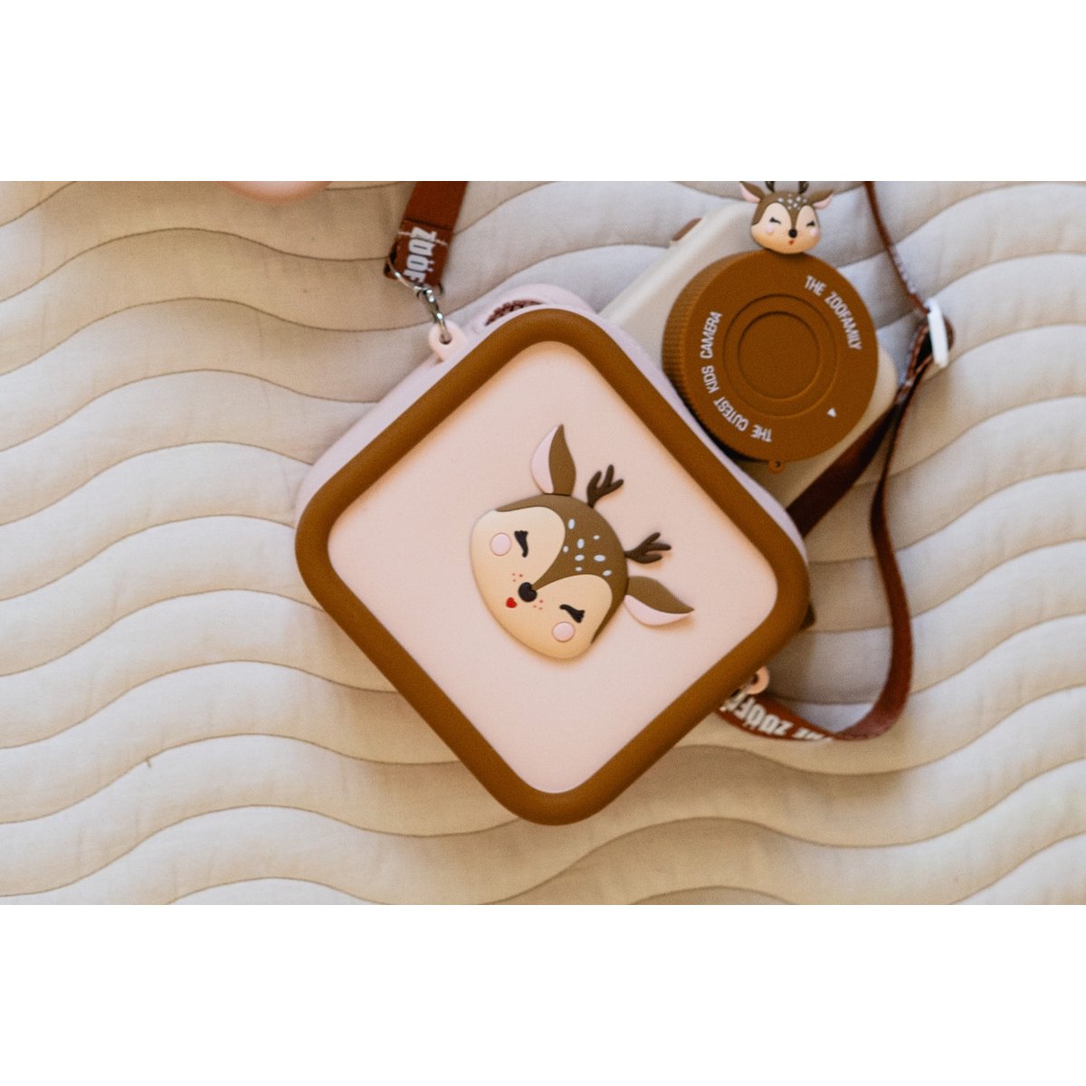 Sac en silicone Cerf marron, THE ZOOFAMILY