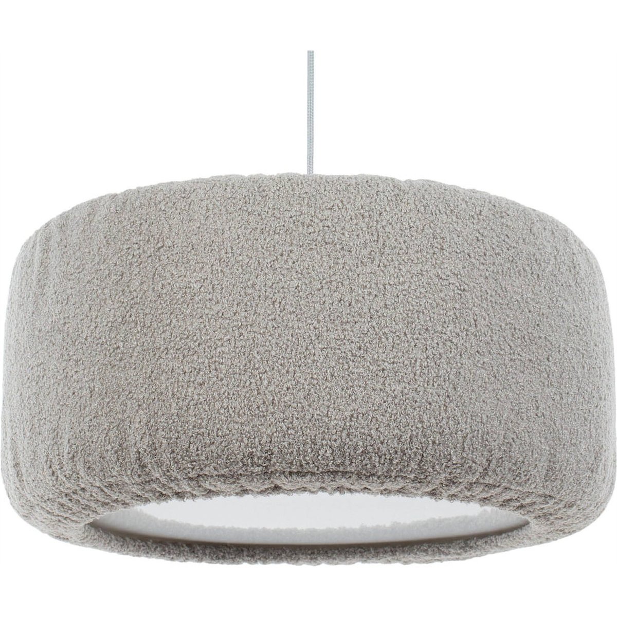 Suspension nuage en tissu rond Cloud gris nuage doux, BPS KONCEPT