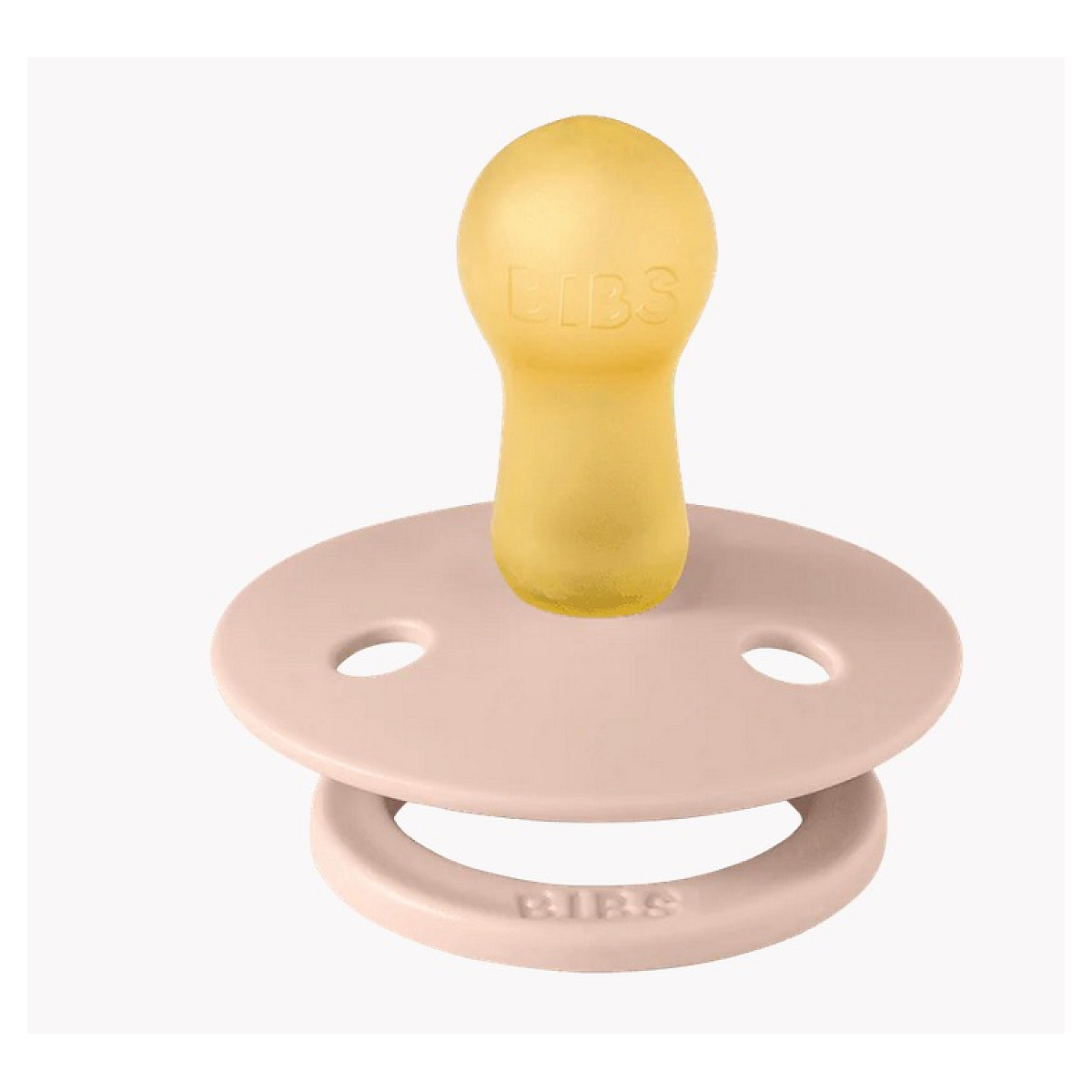 Lot de 2 sucettes - Latex de caoutchouc naturel - Taille 2 6 mois Vanilla/Blush couleur unique, Bibs