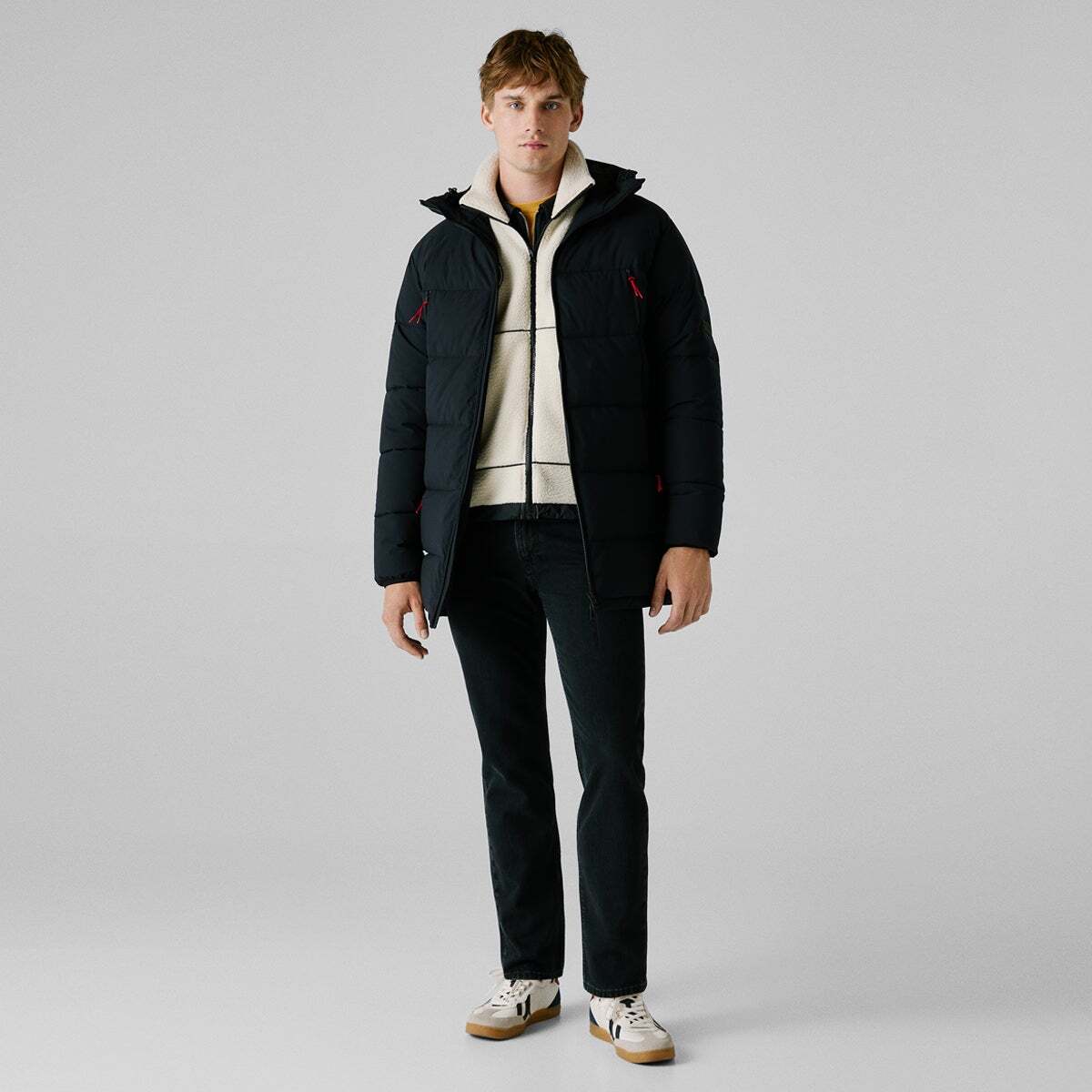 Red Bull Racing Doudoune Longue Avec Capuche noir, PEPE JEANS