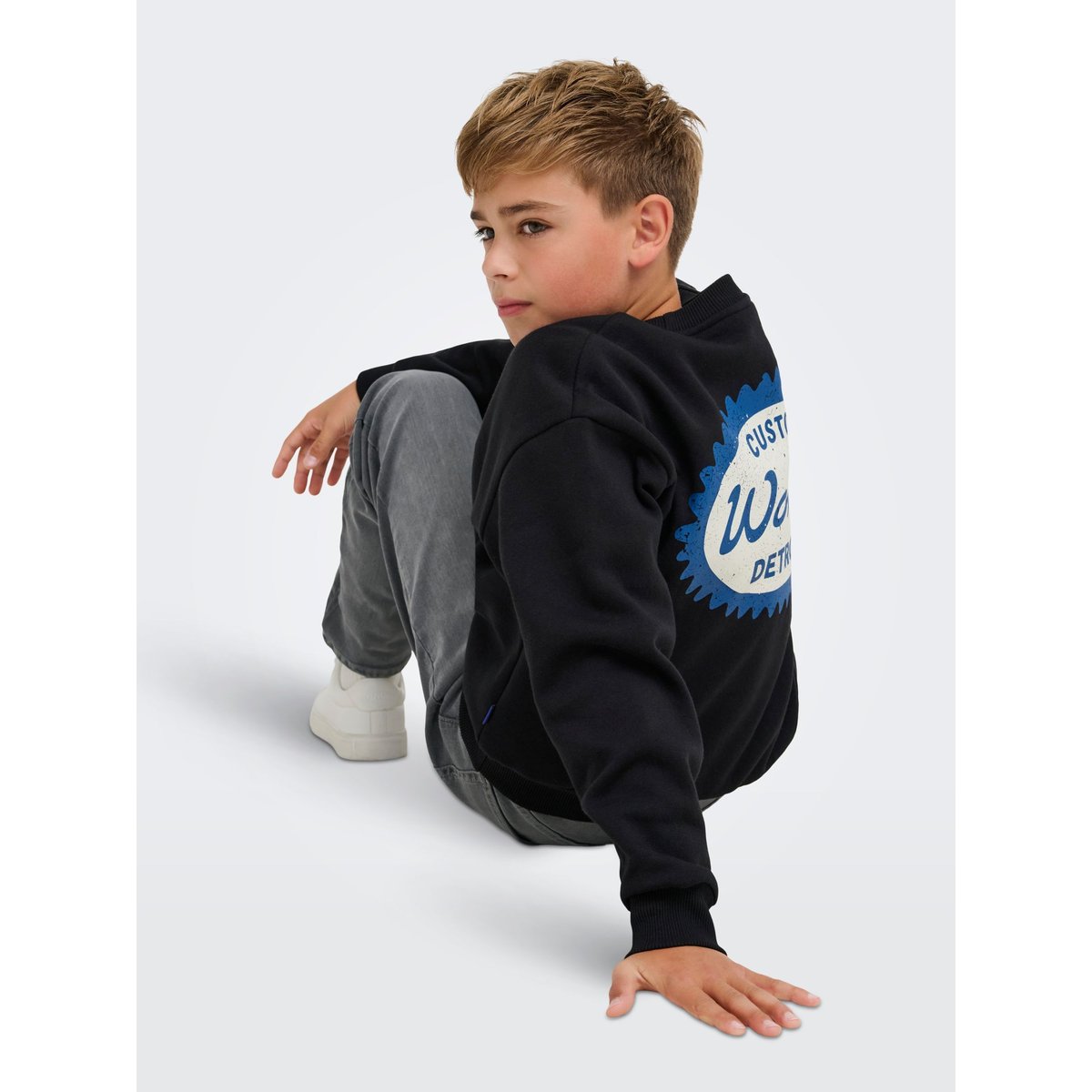 Sweat-Shirt black 1, ONLY & SONS JUNIOR