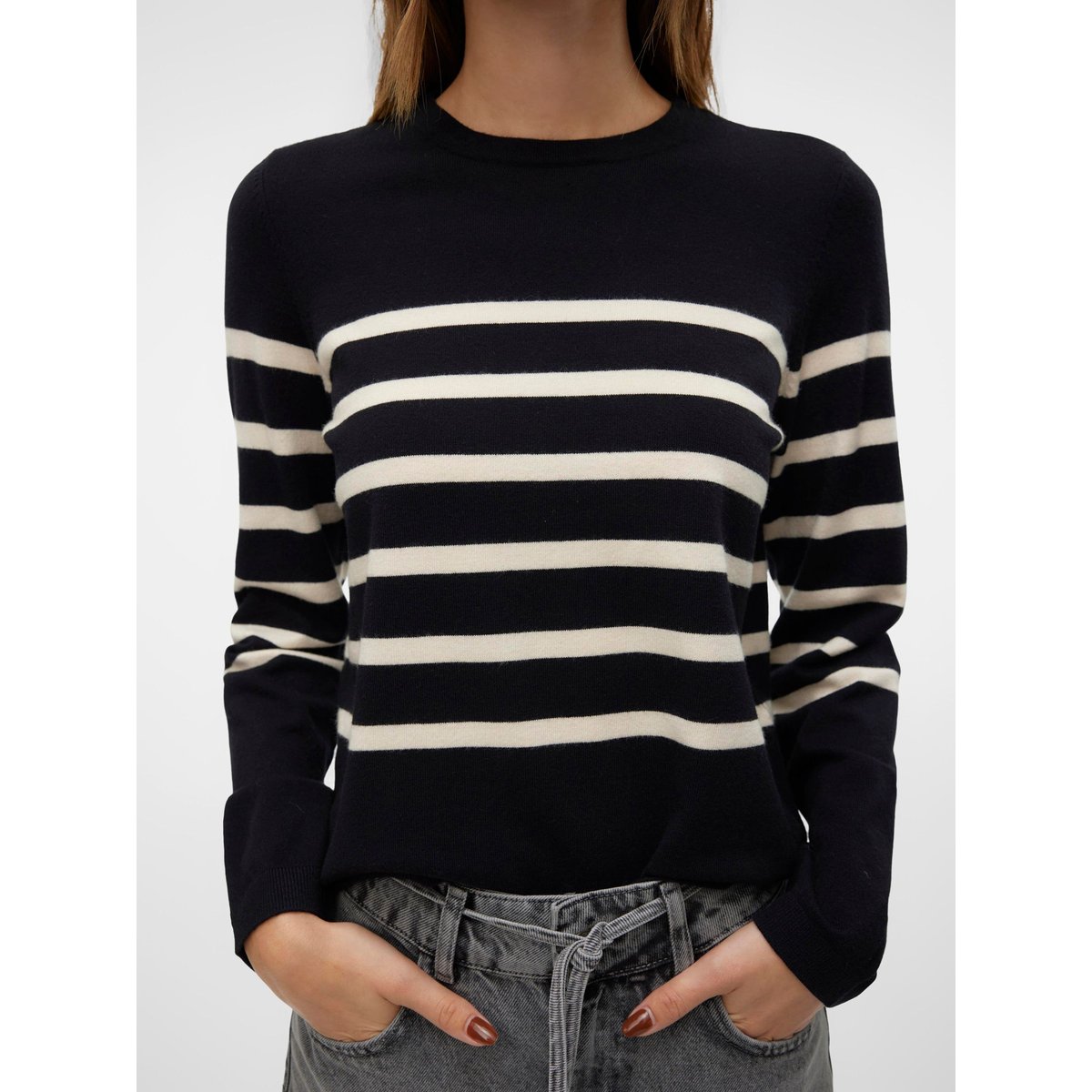 Pull En Maille noire - black, VERO MODA