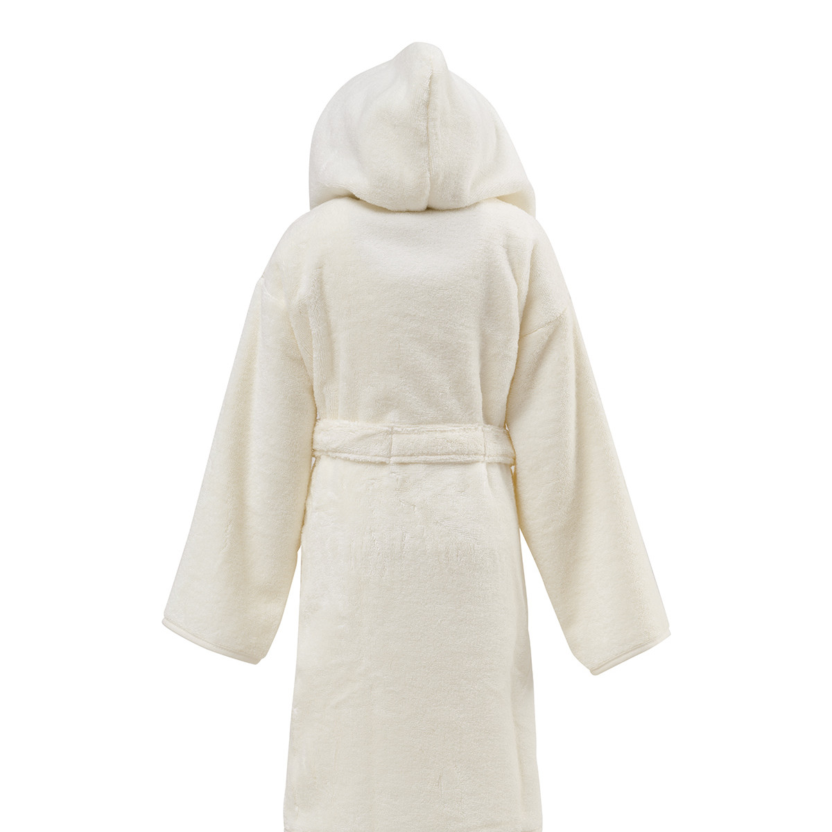 Peignoir enfant en coton peigné Zéro Twist BABY SOFT SOURIS SKY ecru, SENSEI MAISON