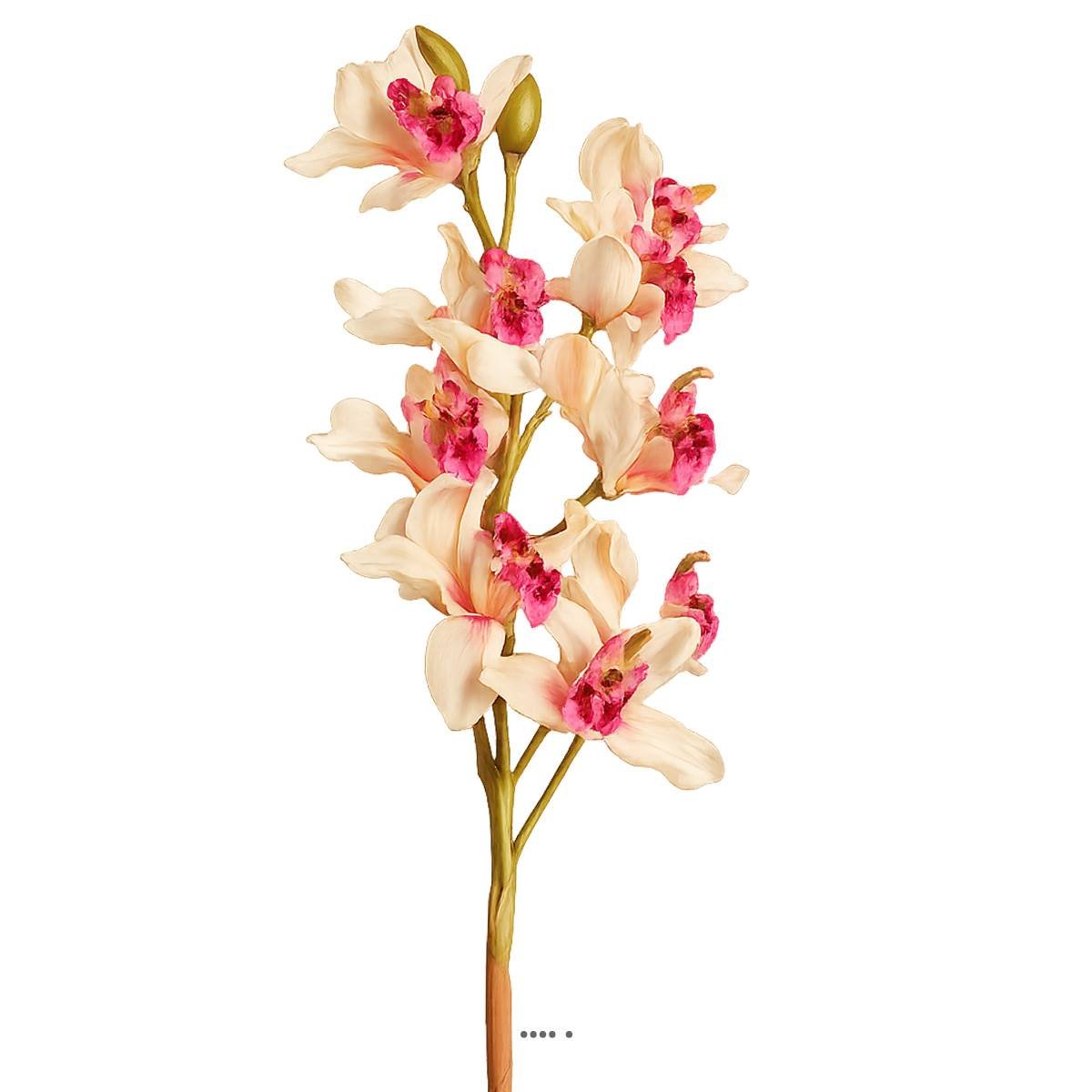 Superbe orchidée artificielle en tige H 85 cm v002234, ARTIFICIELLES