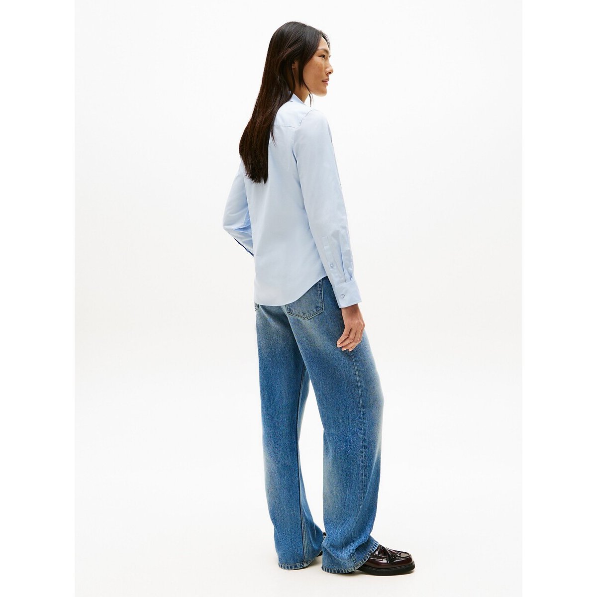 Chemise manches longues  bleu, TOMMY HILFIGER