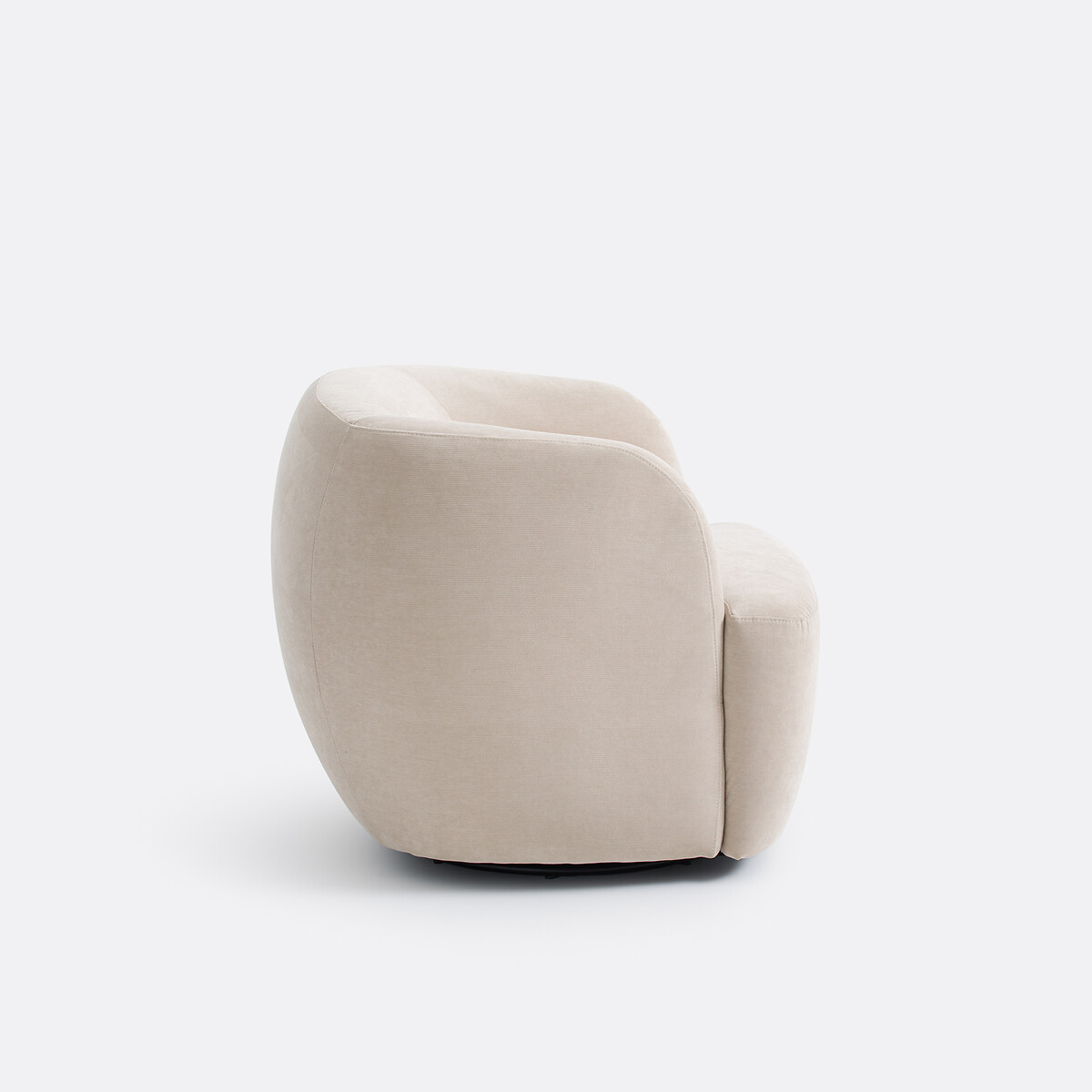 Sillón giratorio compacto, Linete beige , LA REDOUTE INTERIEURS