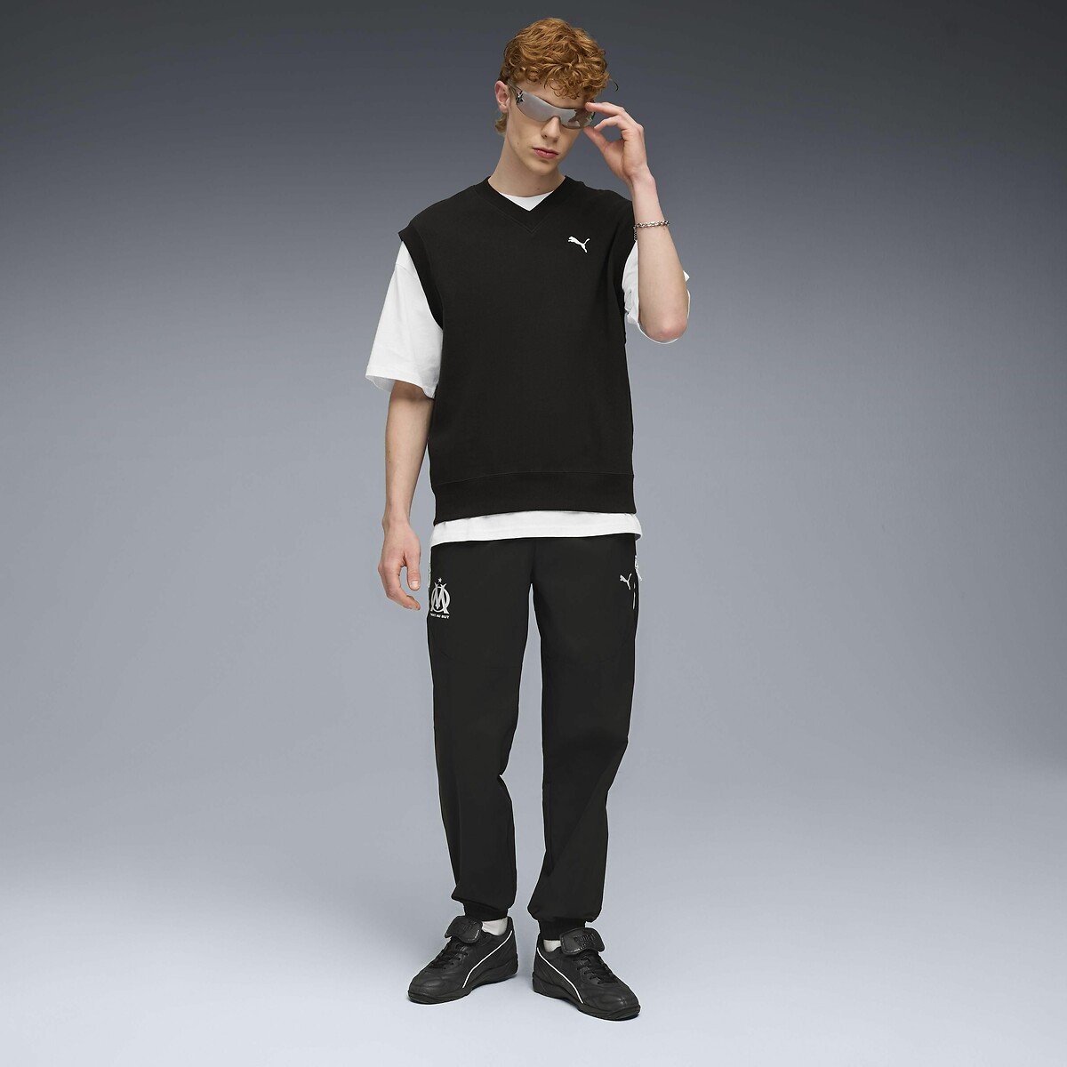 Olympique De Marseille Trousers black, PUMA