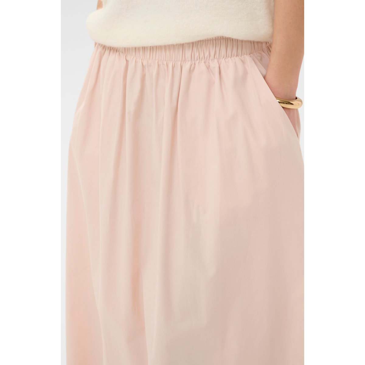 Jupe - tissage léger rose pearl blush, SOAKED IN LUXURY