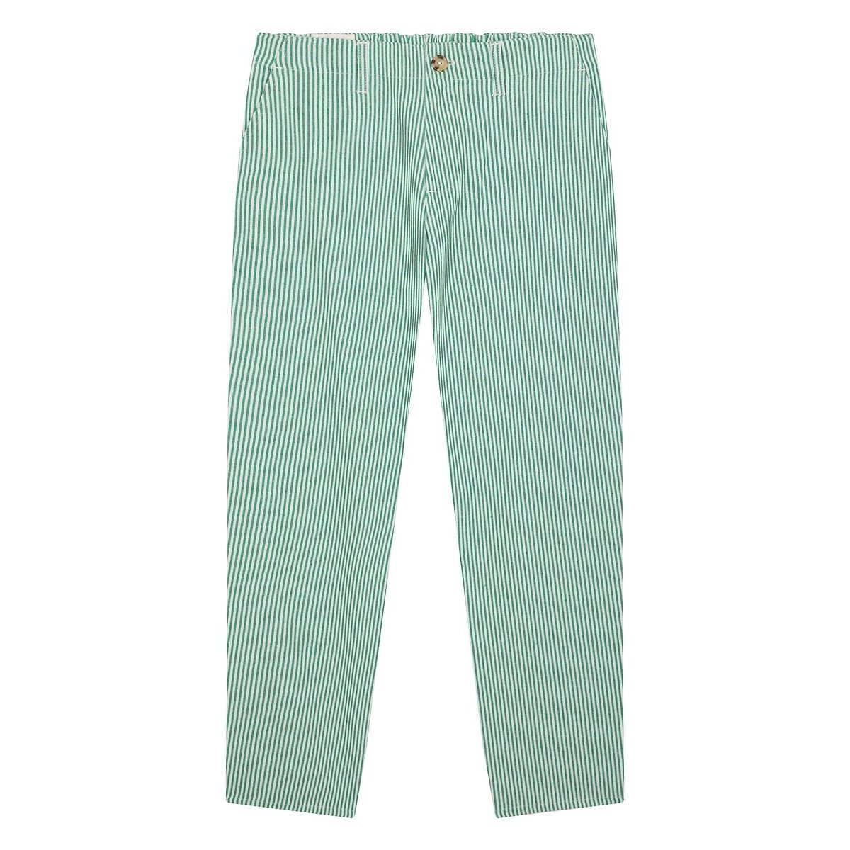 Armina Striped Straight Trousers green striped, LEON & HARPER