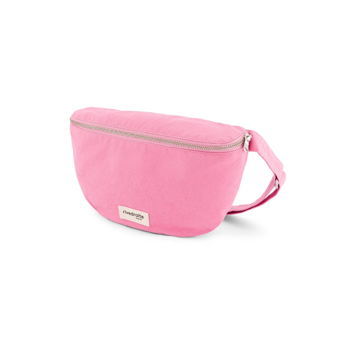 Sac banane zippé CUSTINE rose bonbon, RIVEDROITE