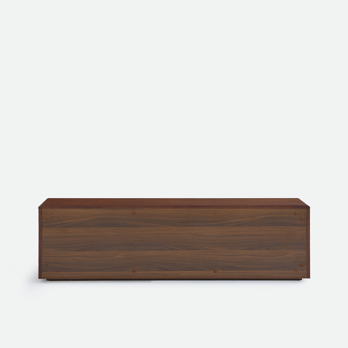 Meuble TV, 3 tiroirs, en plaqué noyer, largeur 150 cm, MAX noyer, LA REDOUTE INTERIEURS