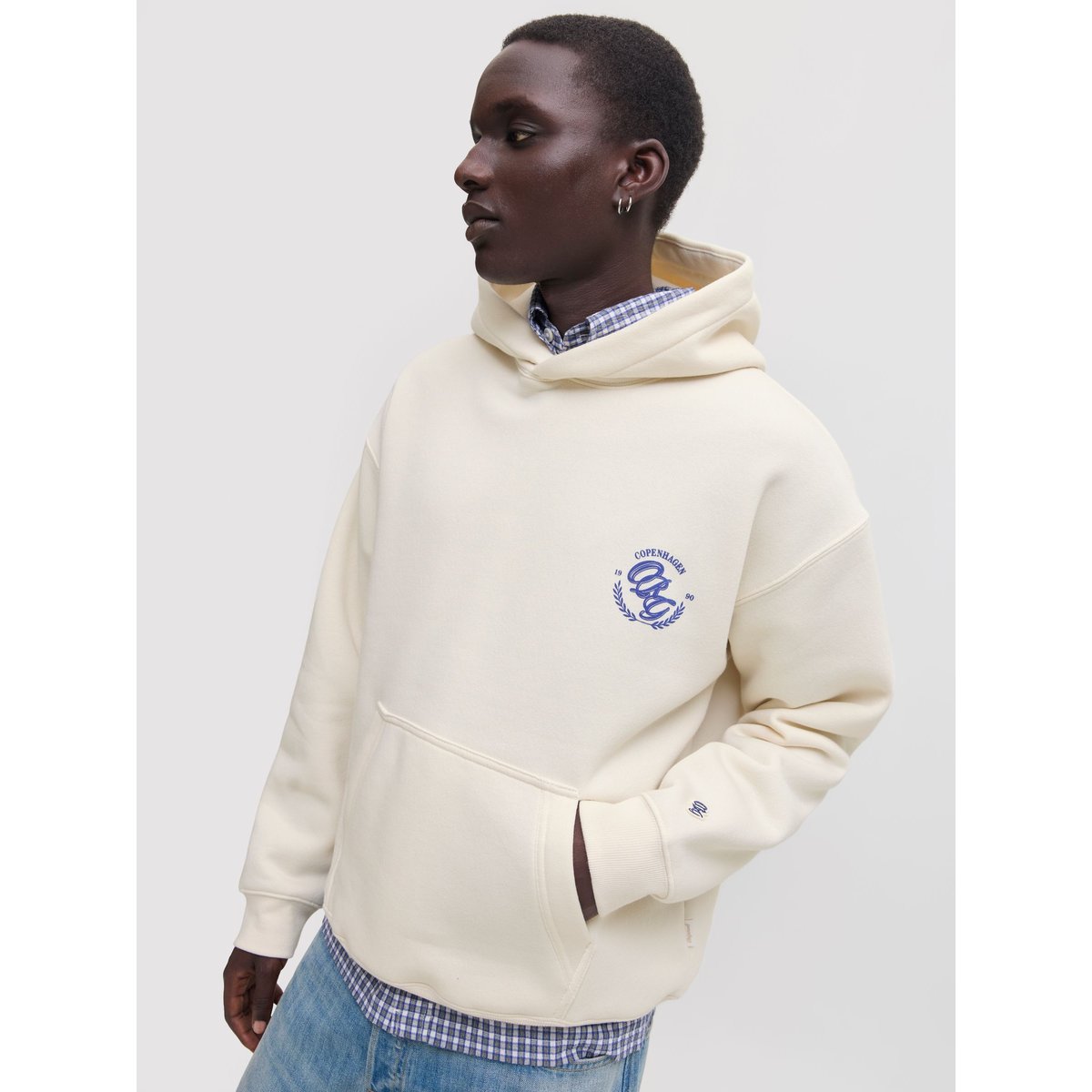 Sweat À Capuche antique white, JACK & JONES