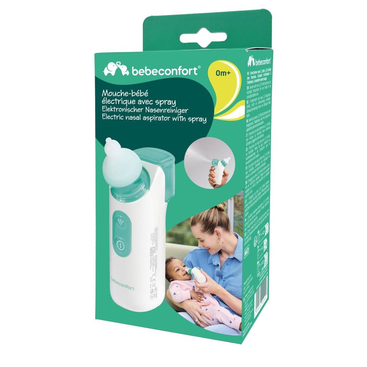 Mouche-bébé électrique avec spray couleur unique, BEBECONFORT