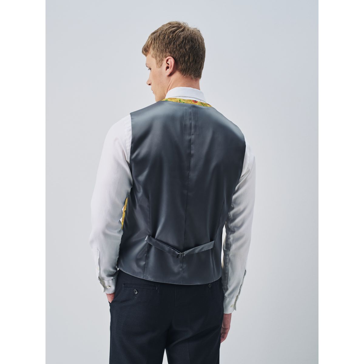 Gilet de costume habillé jaune, NEXT