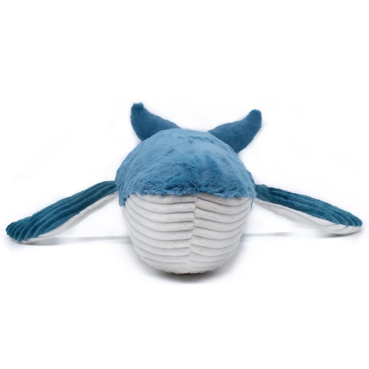 Peluche Gravillou baleine maman et bébé bleu, blanc, LES DEGLINGOS