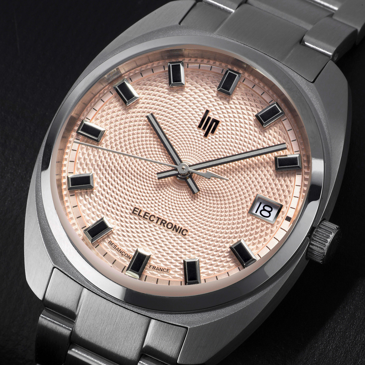 Montre Analogique GÉNÉRAL DE GAULLE argenté rose argenté, LIP