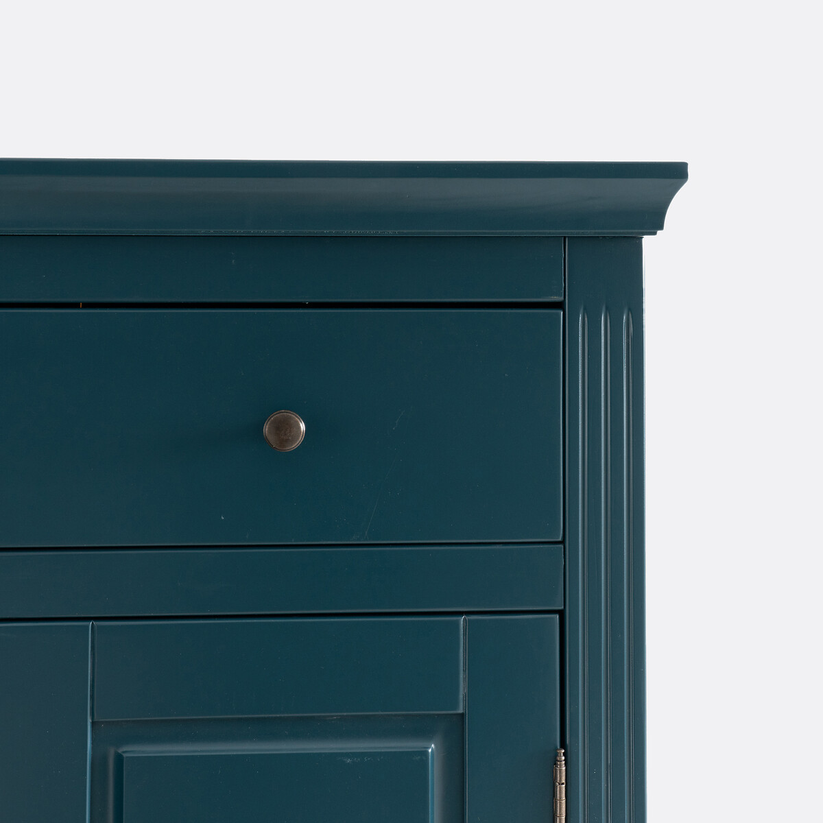 Credenza parigina in pino massiccio e MDF, Poiret blu di prussia, LA REDOUTE INTERIEURS