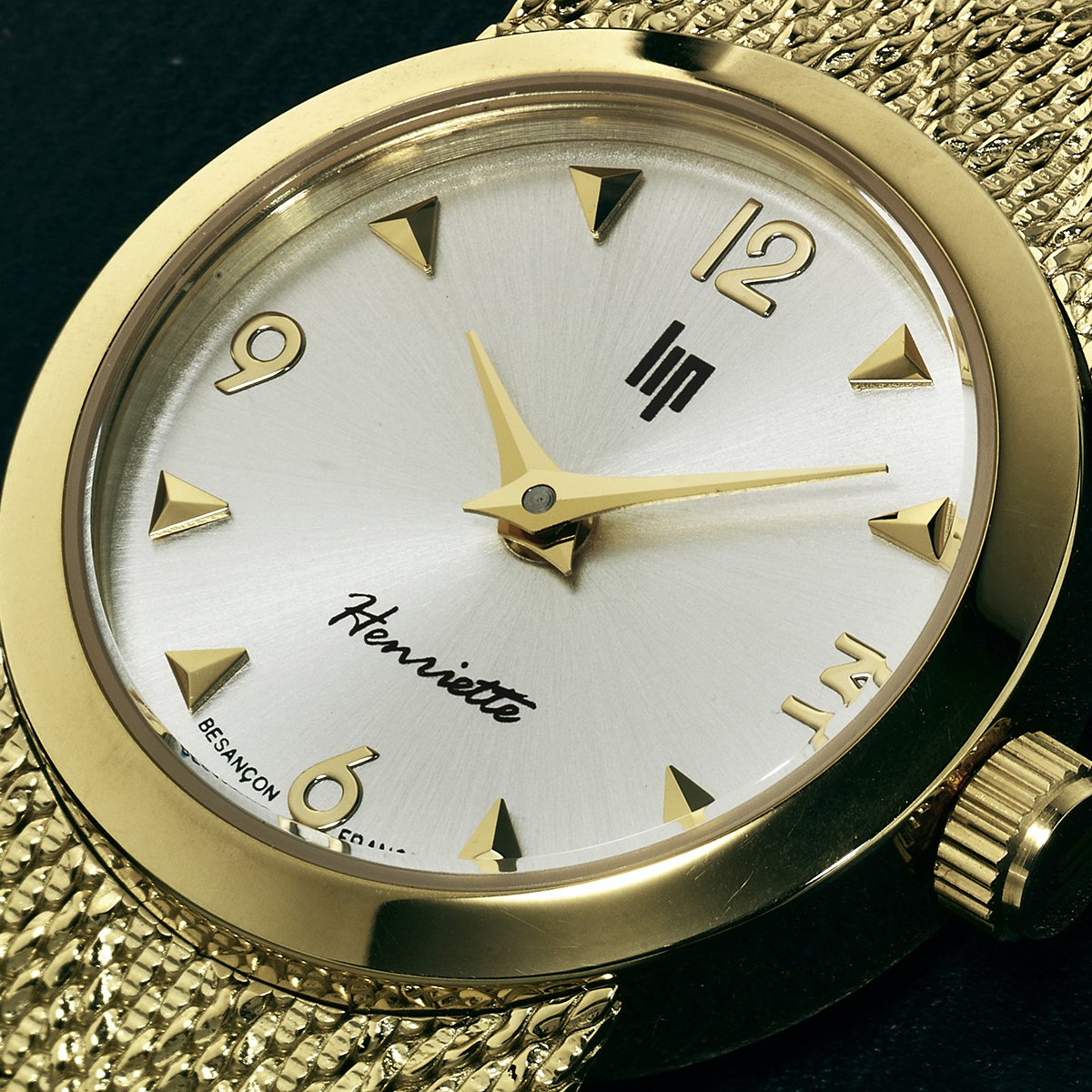 Montre Analogique HENRIETTE doré argenté doré, LIP