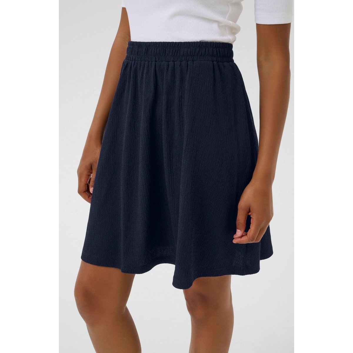 Jupe casual bleu midnight marine, KAFFE