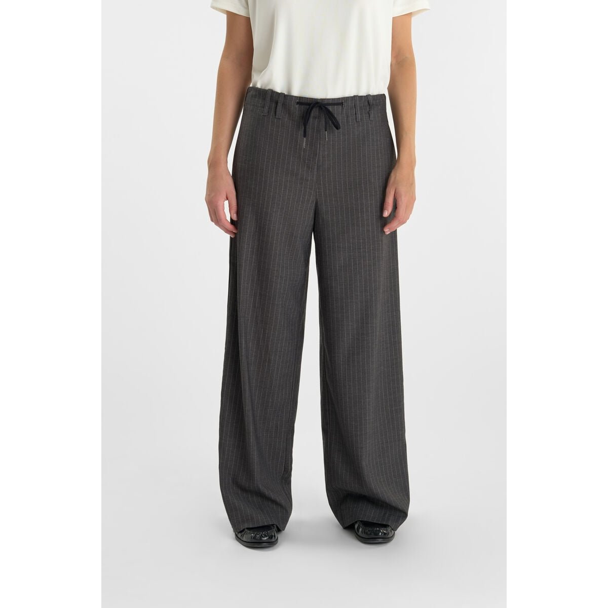 Pantalon loose, large LILOU grey, LE TEMPS DES CERISES