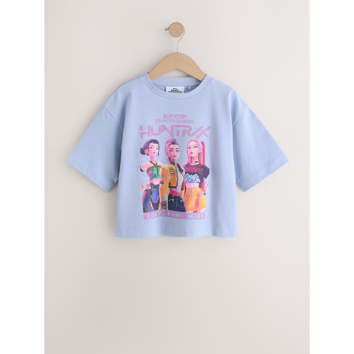 T-shirt kpop demon hunters violet, NEXT