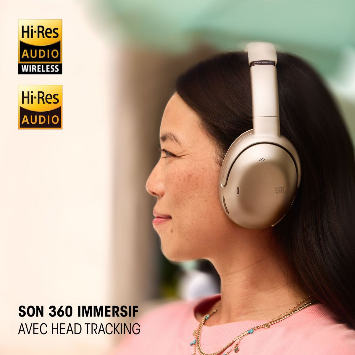 Casque Tour One M3 Champagne doré, JBL