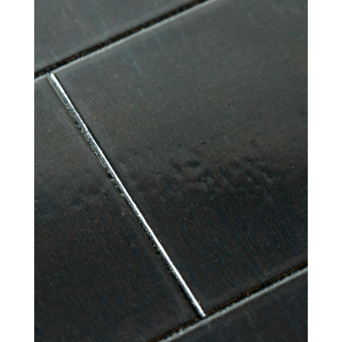 Table basse en bois laqué Brick 150x60 cm noir, HOUSE DOCTOR