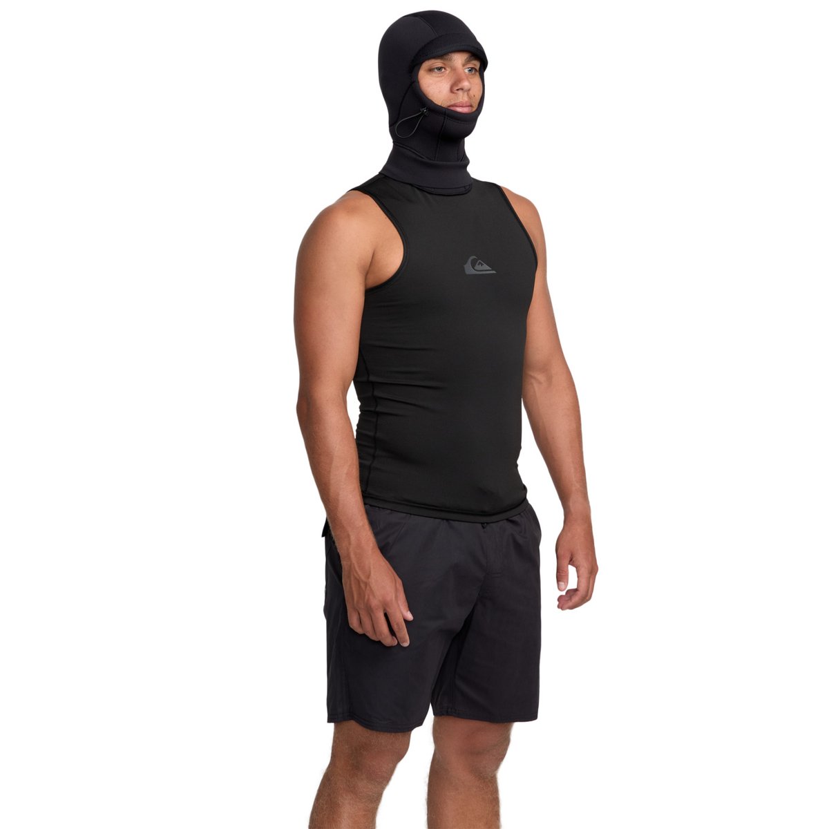 Veste à capuche en néoprène MARATHON SESSIONS 1MM noir black, QUIKSILVER