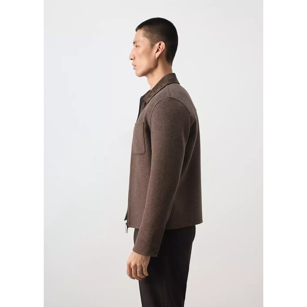 JACKET MART chocolat, MANGO MAN