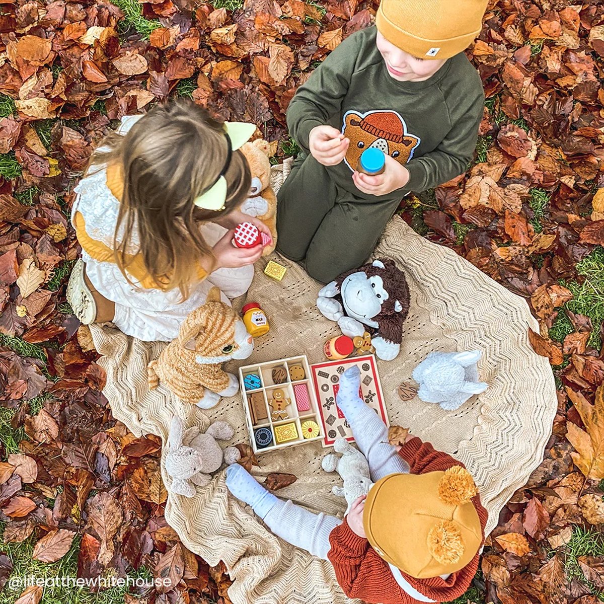 Boîte à biscuits en bois beige, BIGJIGS