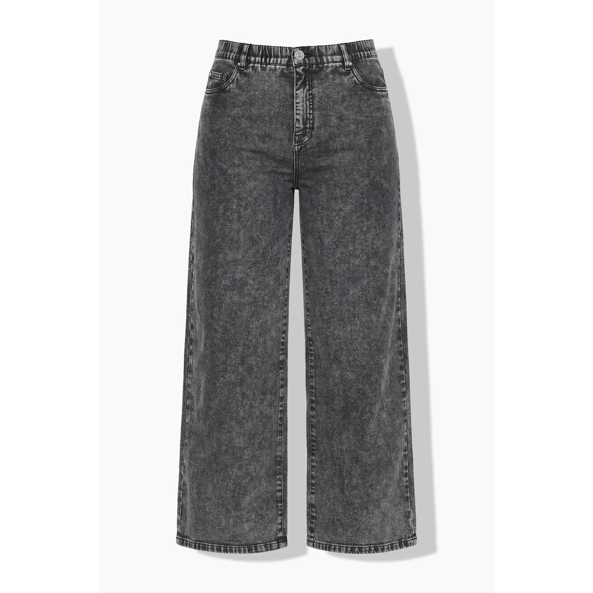 Jean, coupe large, délavage « Snow Wash » jean gris, STUDIO UNTOLD