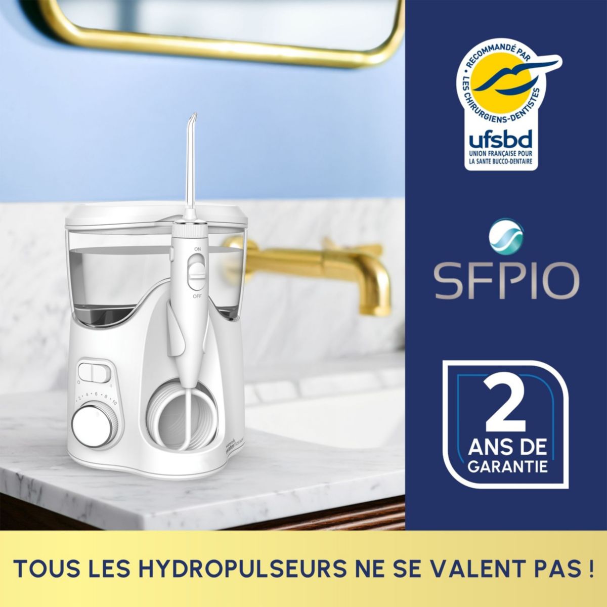 Hydropulseur WF-150 couleur unique, WATERPIK