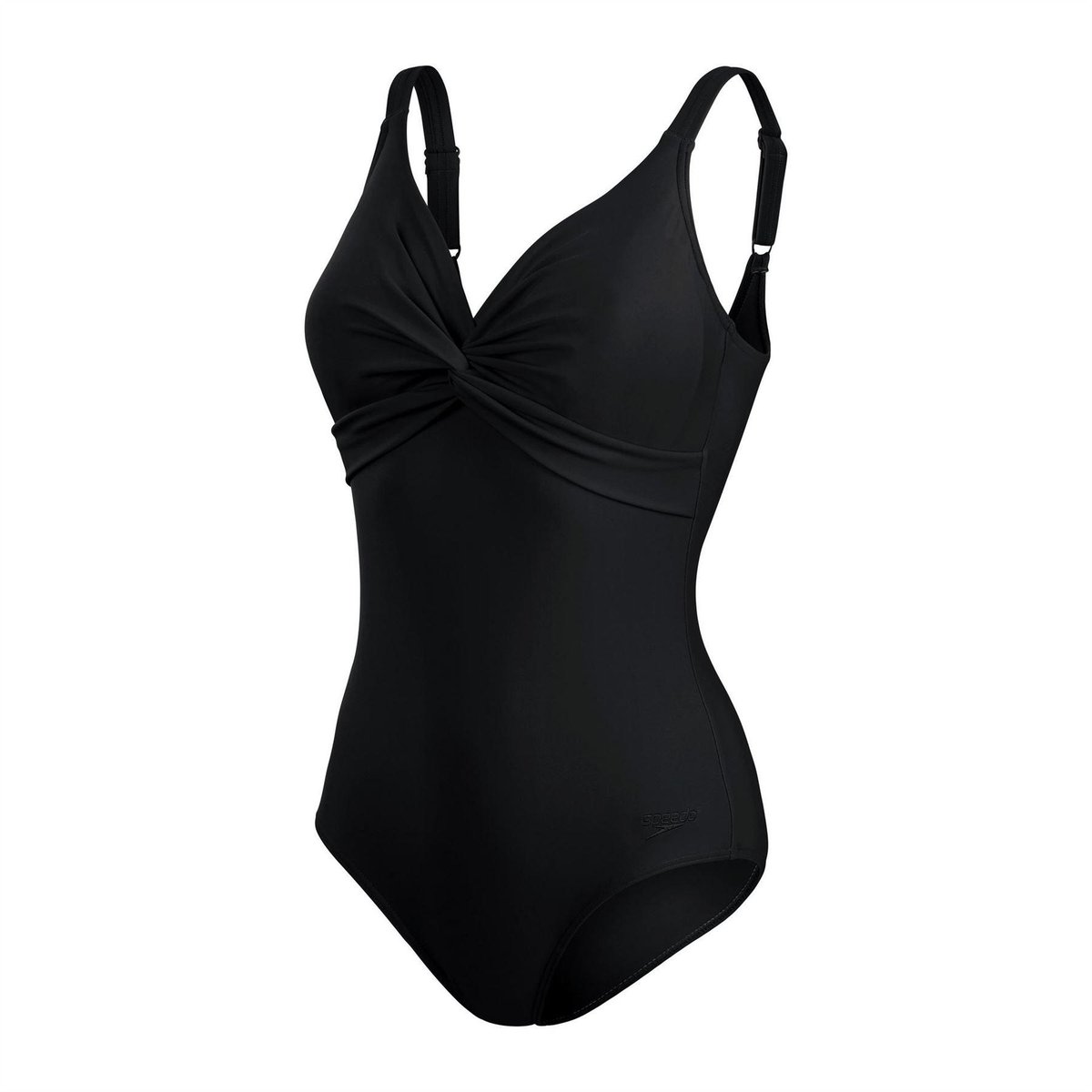 Maillot de bain 1 pièce col V à bretelles ajustables BRIGITTE noir, SPEEDO