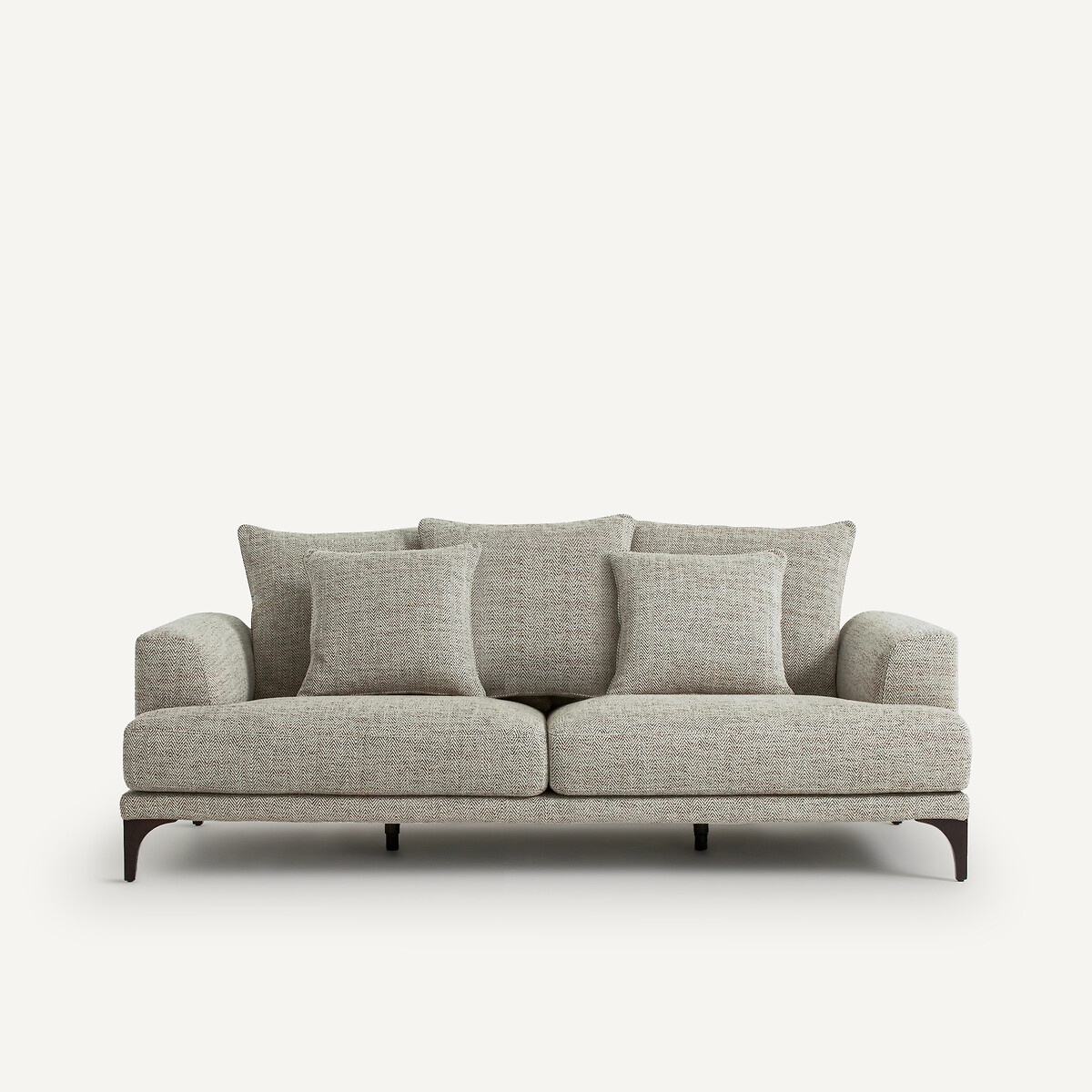 Zetel in gespikkelde keperstof, Armento linnen, AM.PM