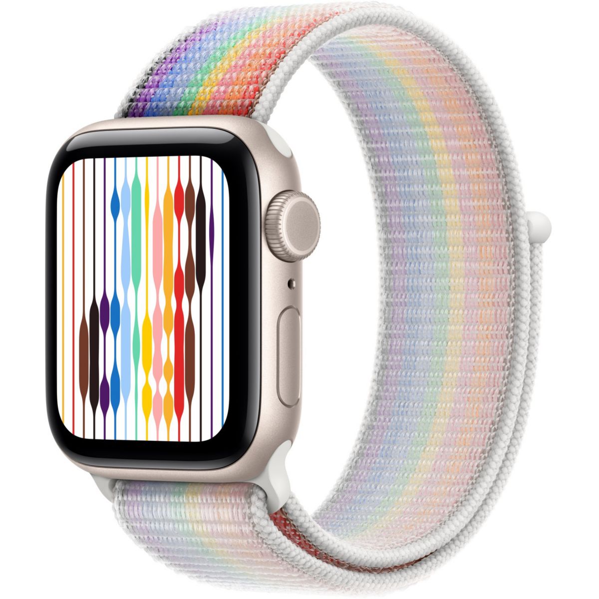 Bracelet 45 mm Sport Pride Edition multicolore, APPLE