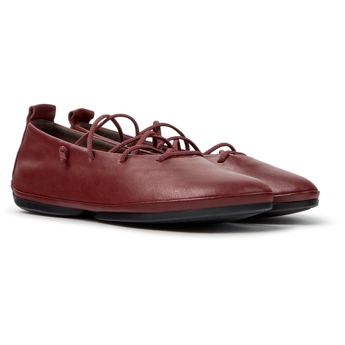 Ballerines Right Nina Smooth Leather bourgogne 008, CAMPER