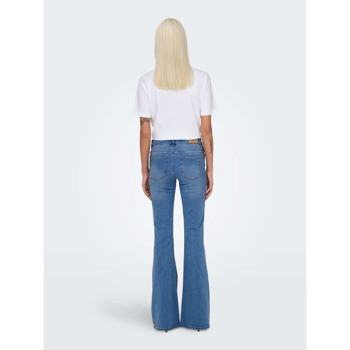 Jean Flared medium blue denim, ONLY