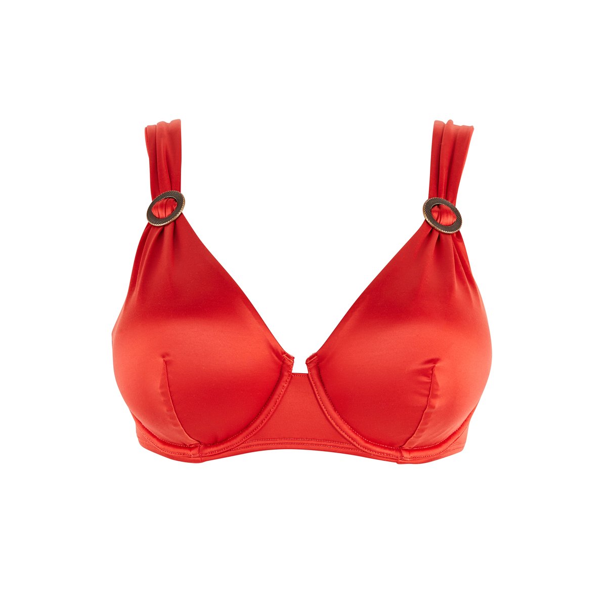 Haut de maillot de bain MAUI ocre, SANS COMPLEXE