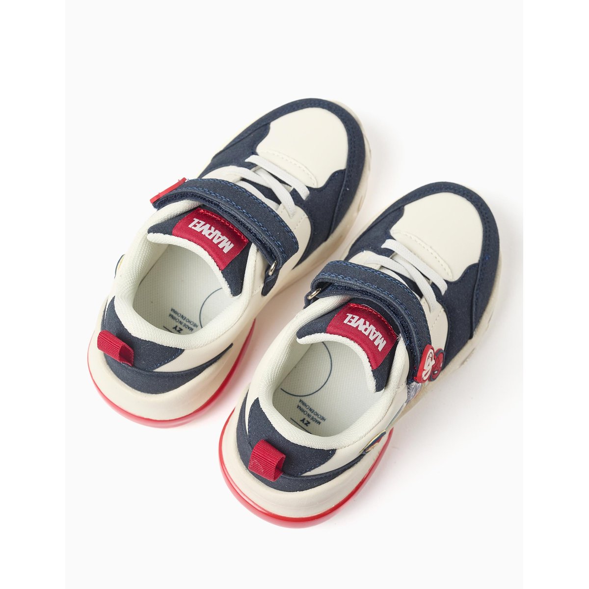 Baskets lumineuses avec imprimé Avengers bleu foncé, ZIPPY