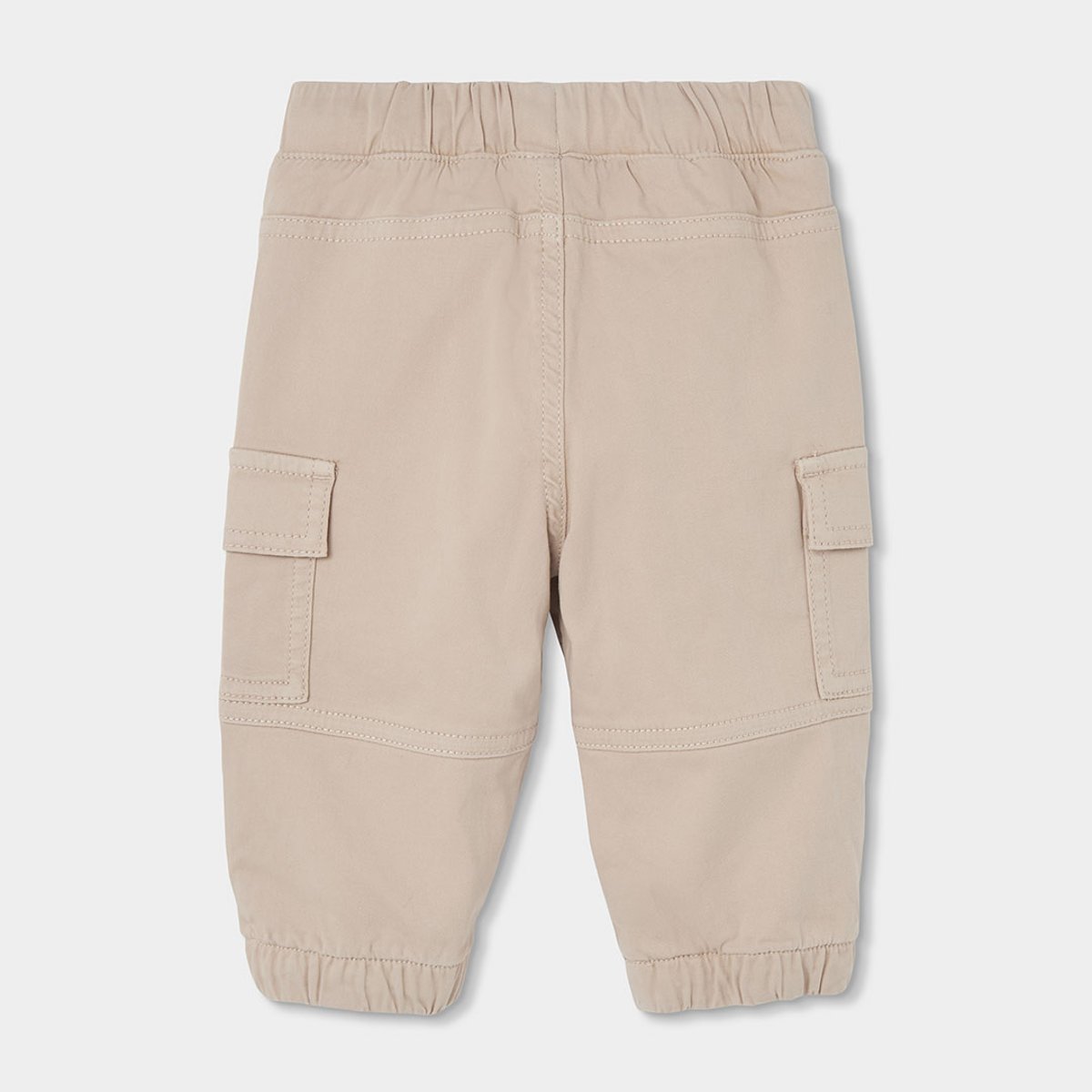 Pantalon cargo garçon doublé beige, BOBOLI