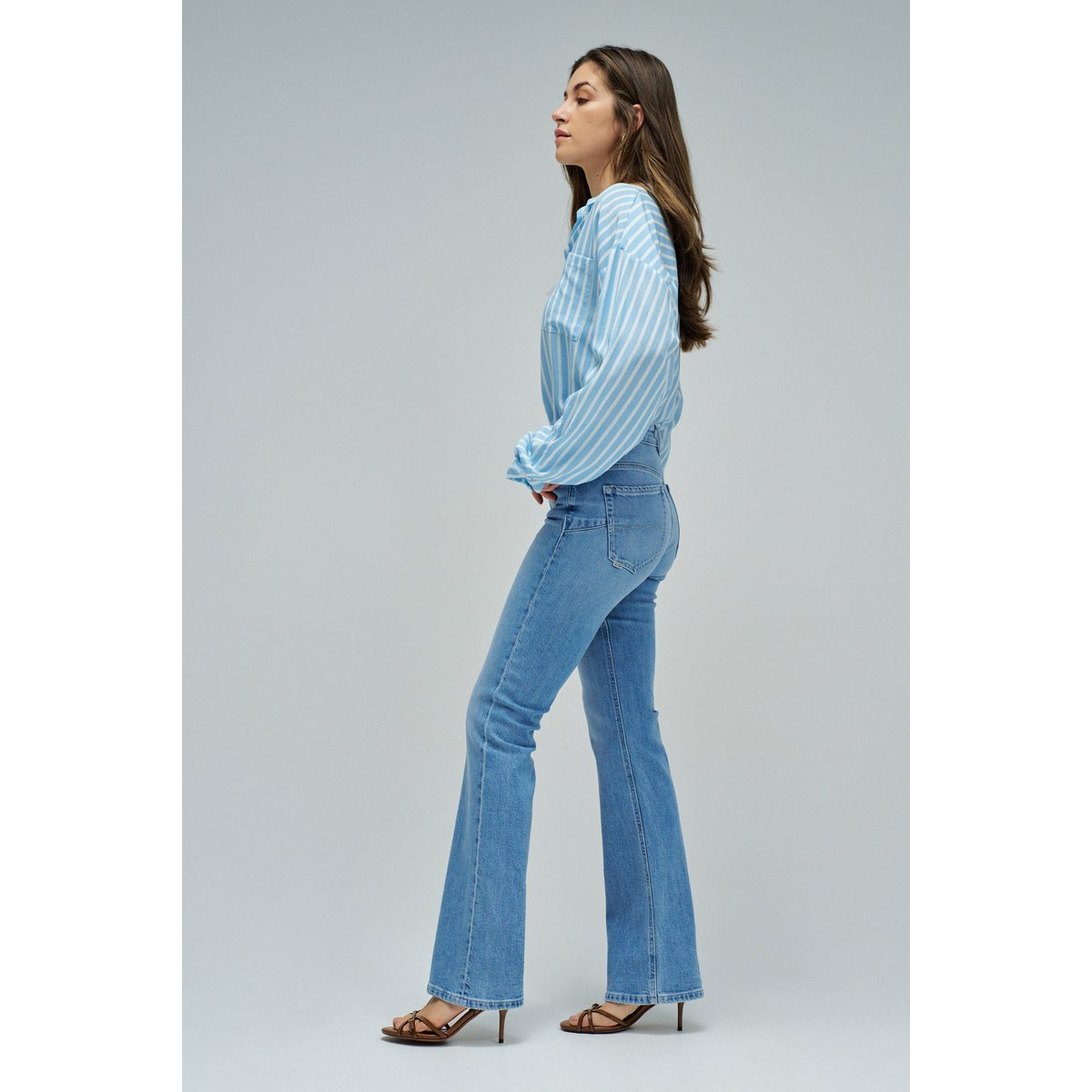 JEAN FAITH PUSH IN BOOTCUT bleu, SALSA JEANS