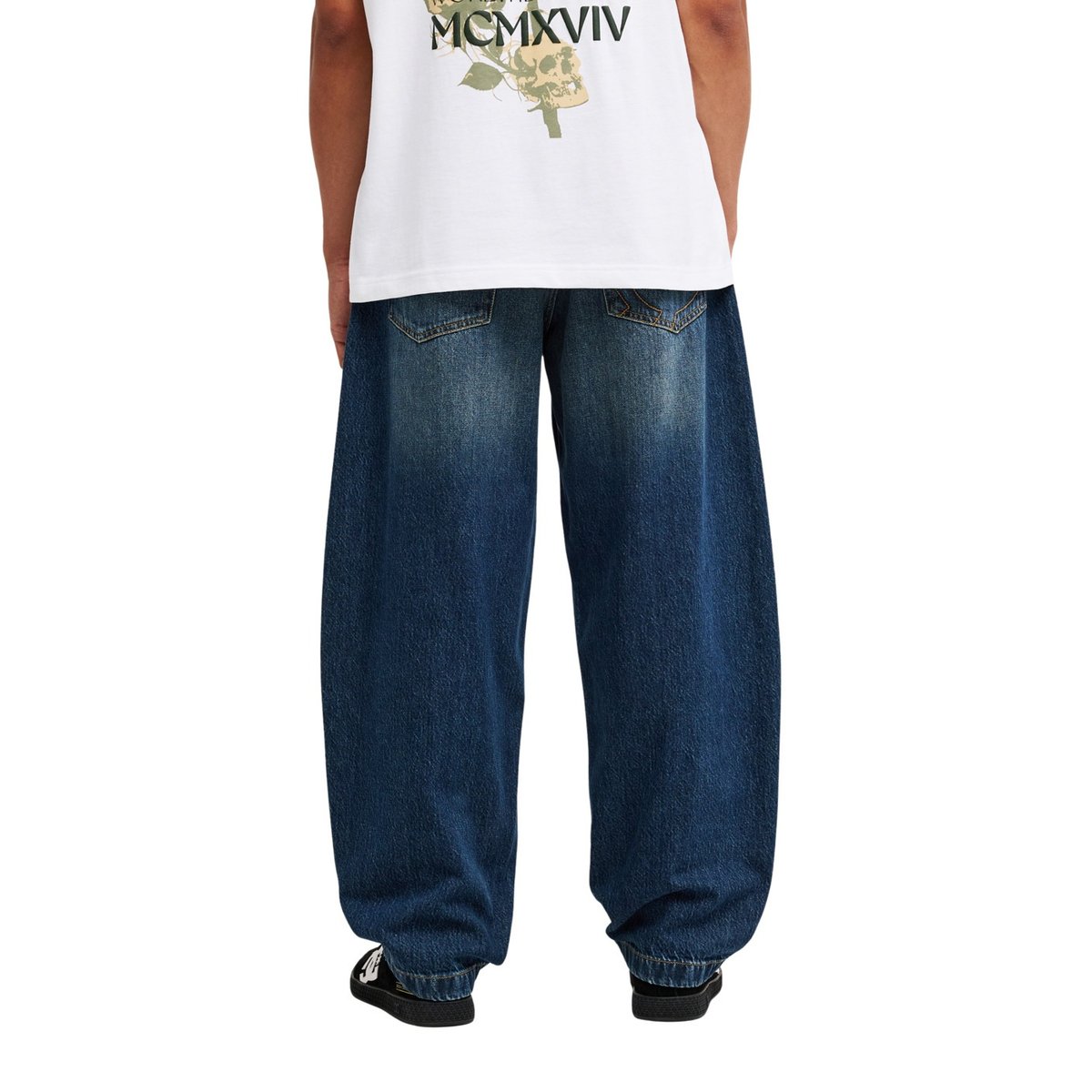 Jean coupe barrel BARREL DENIM. bleu dark denim, DC SHOES