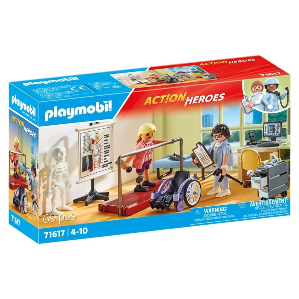 Heroes Atelier de kinésithérapie multicolore, PLAYMOBIL